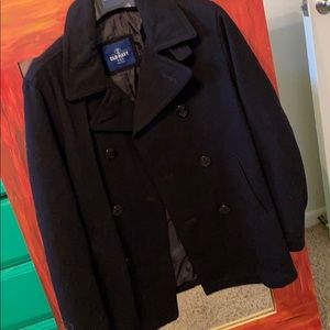 Men’s Black pea coat